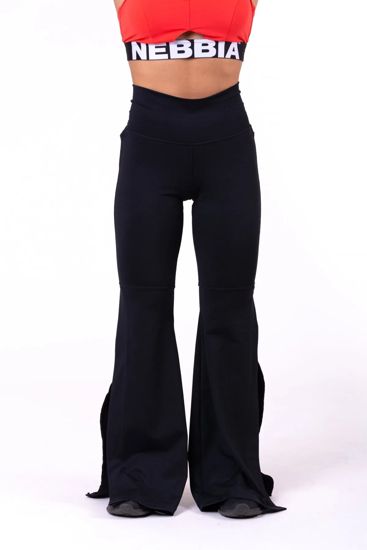 Nebbia 70s Fancy Flared Pants 667 - Black