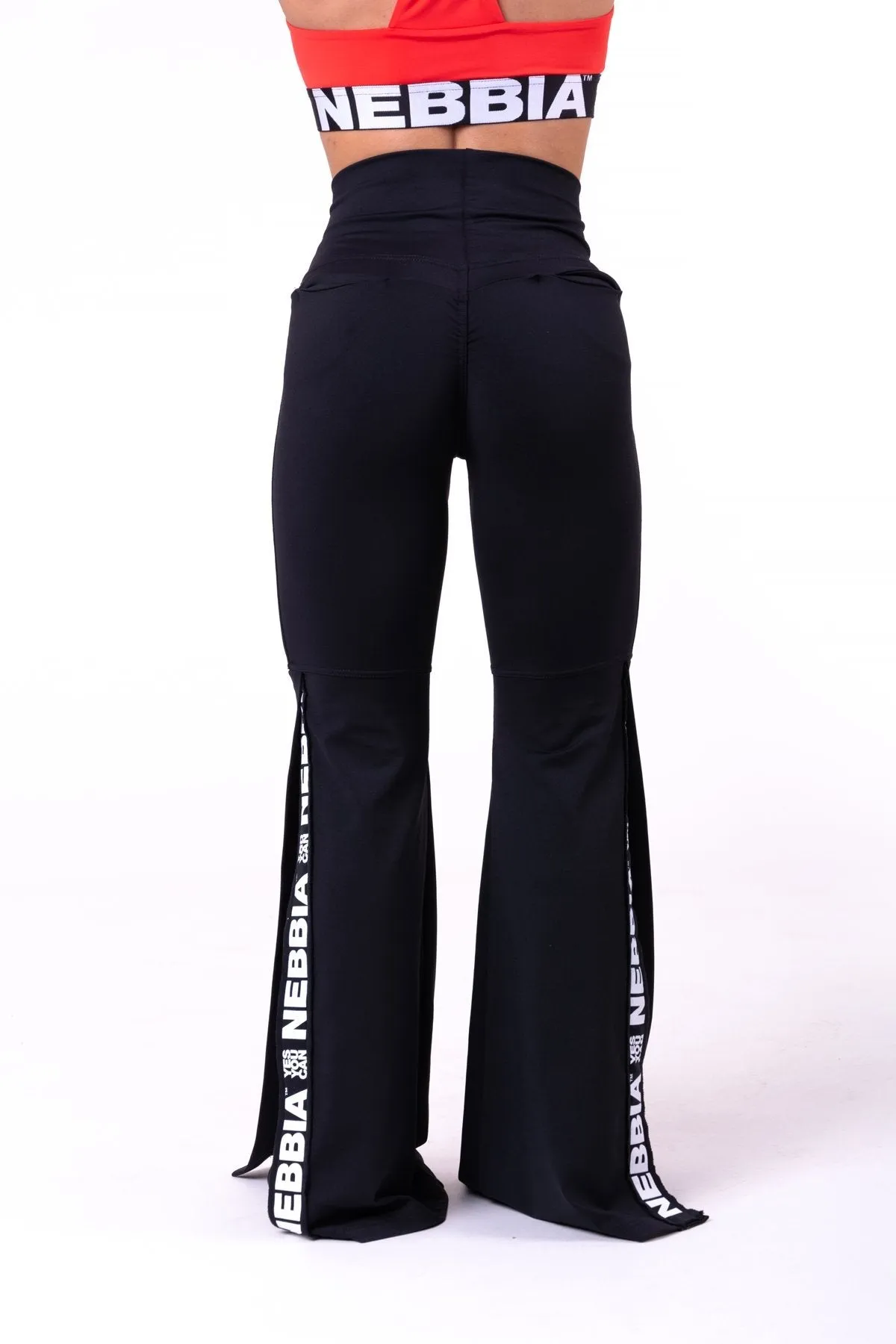 Nebbia 70s Fancy Flared Pants 667 - Black