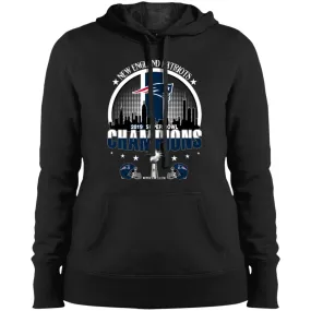 Nfl – New England Patriots 2019 Super Bowl Champions Football Women Hooded Sweatshirt