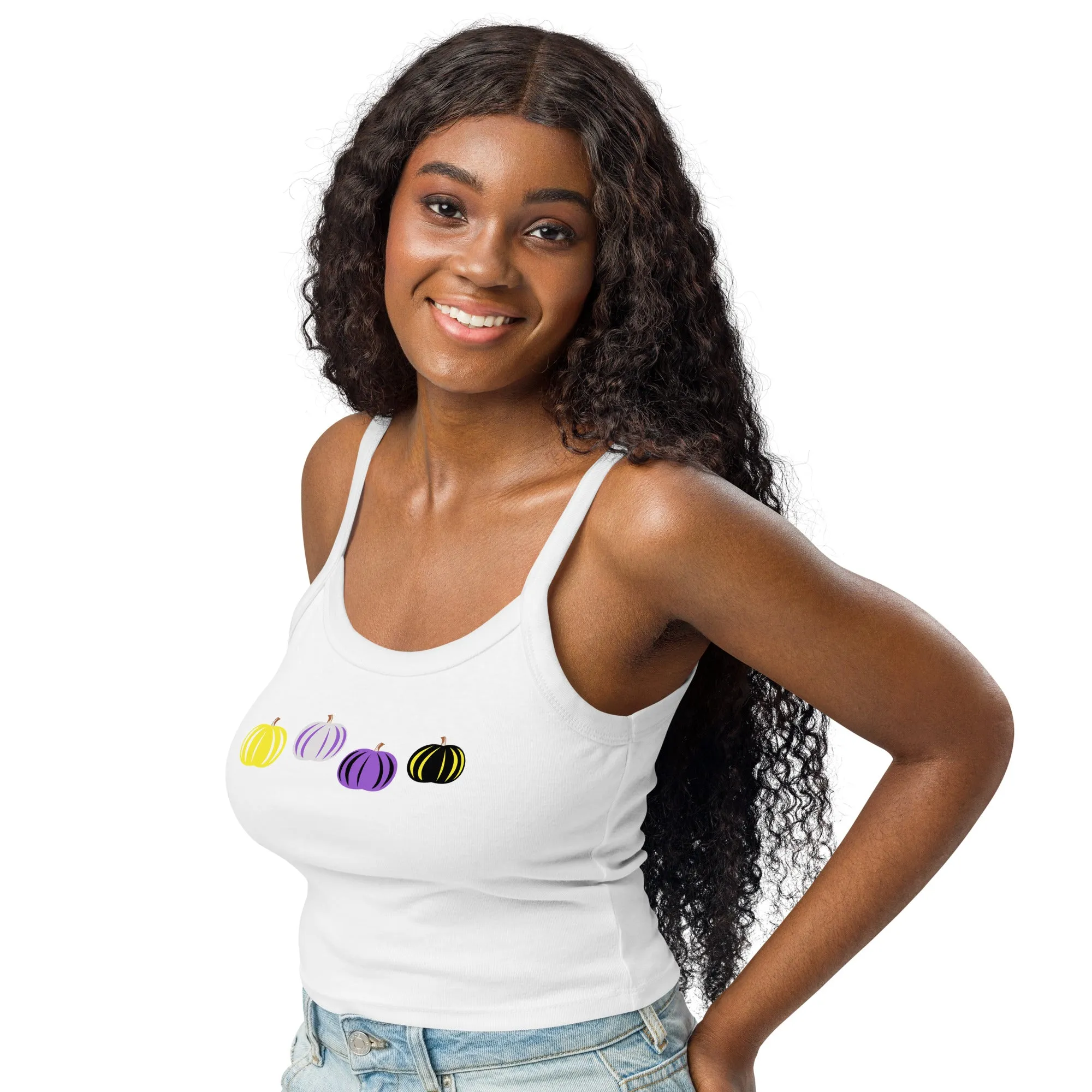 Non-Binary Pumpkins Scoop Neck Tank Top