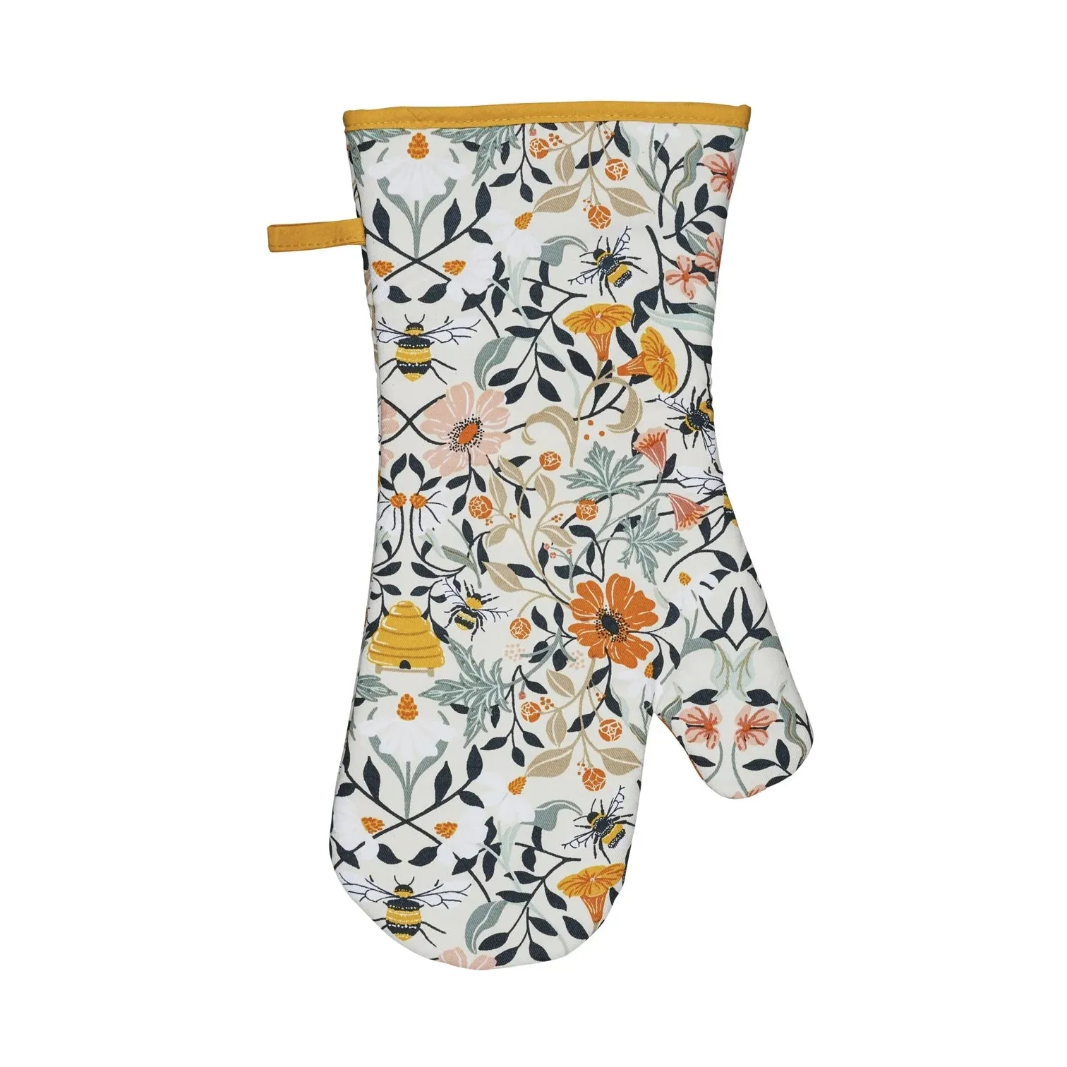 Oven Mitt "Bee Bloom"