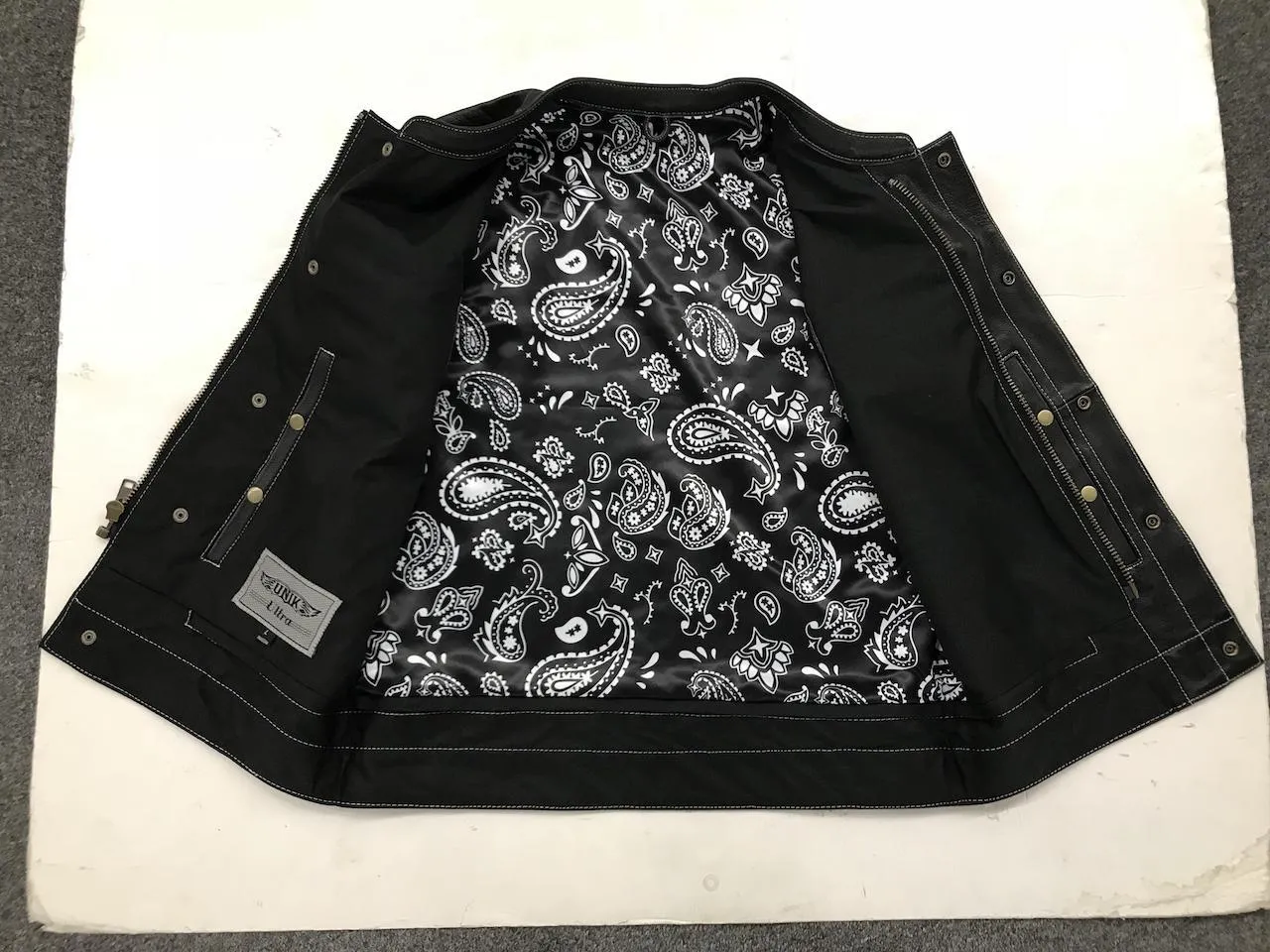 Paisley Print Lined Club Vest