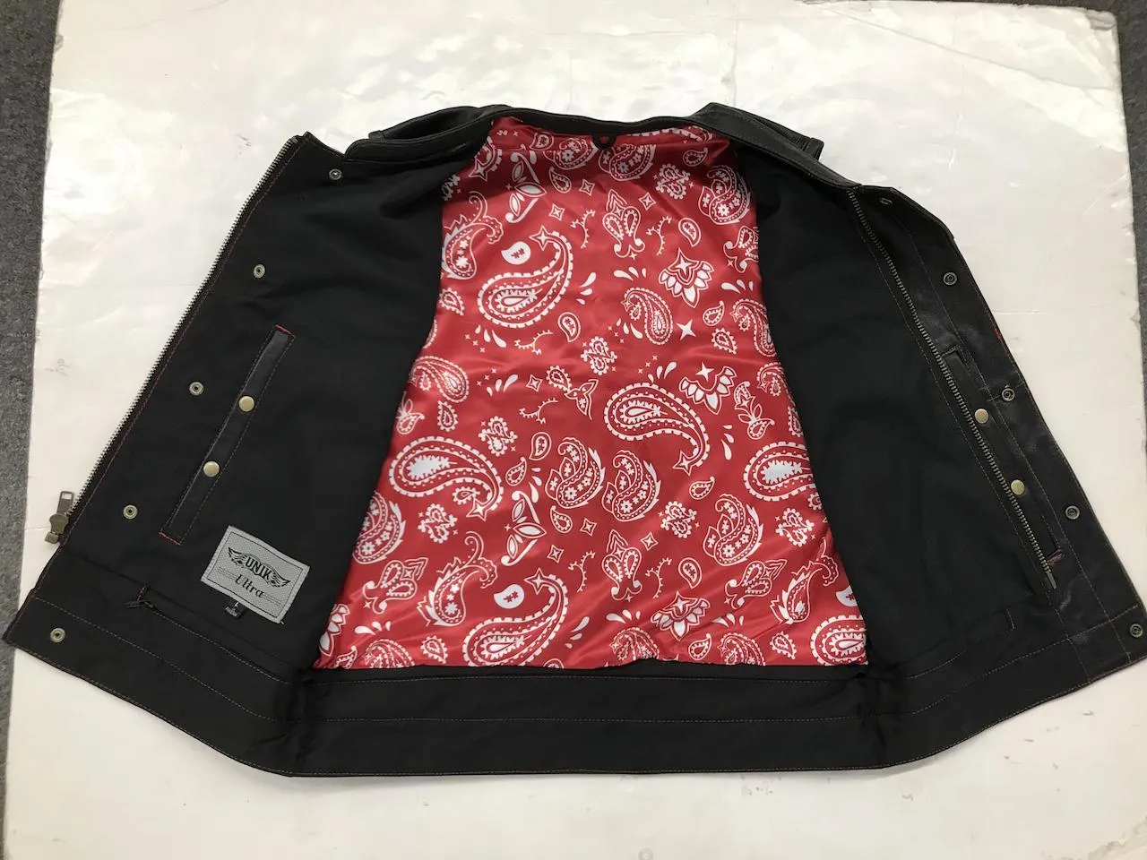 Paisley Print Lined Club Vest