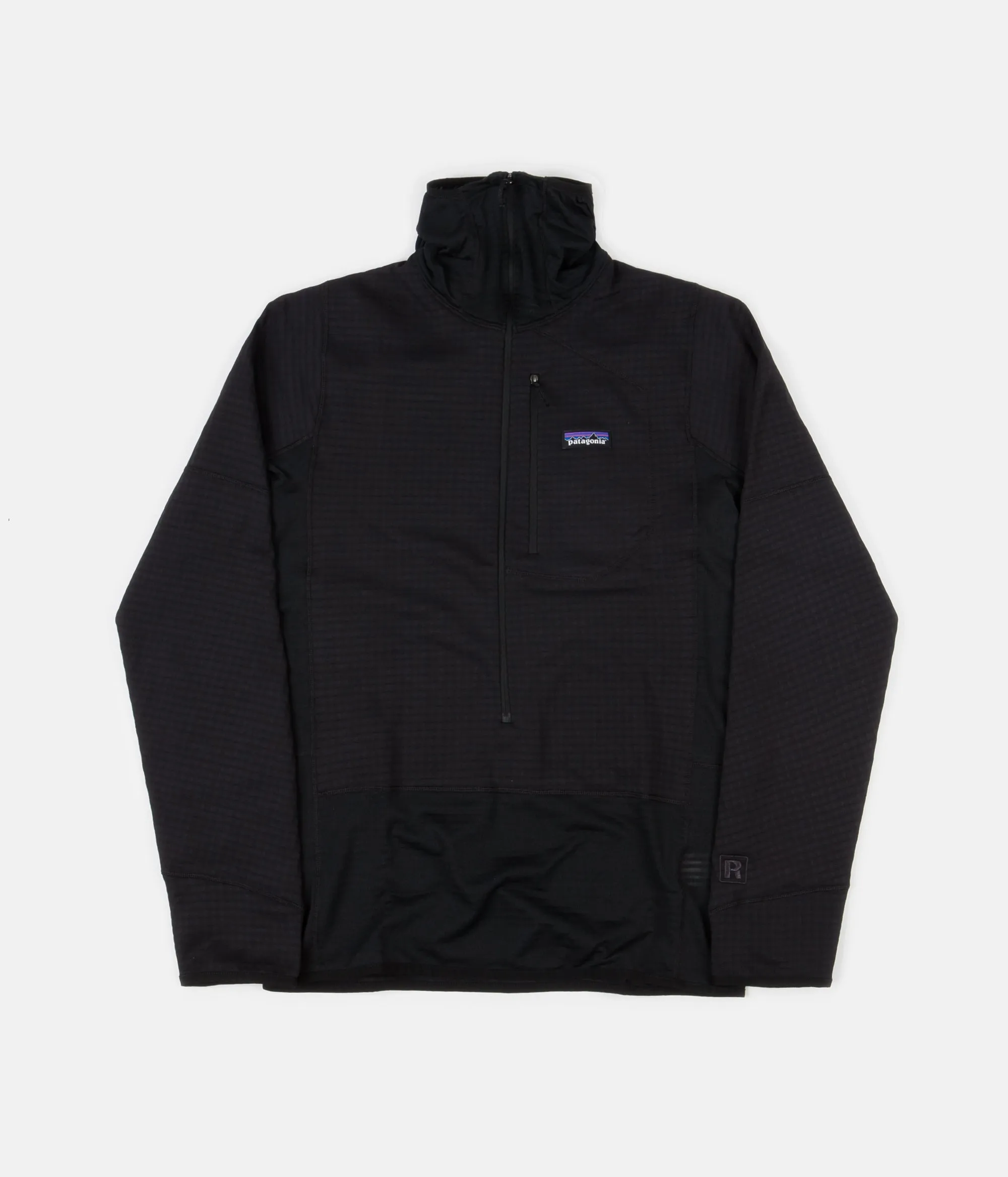 Patagonia R1 Fleece Pullover Hoodie - Black