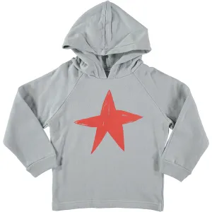 PICNIK GREY/RED STAR PULLOVER HOODIE