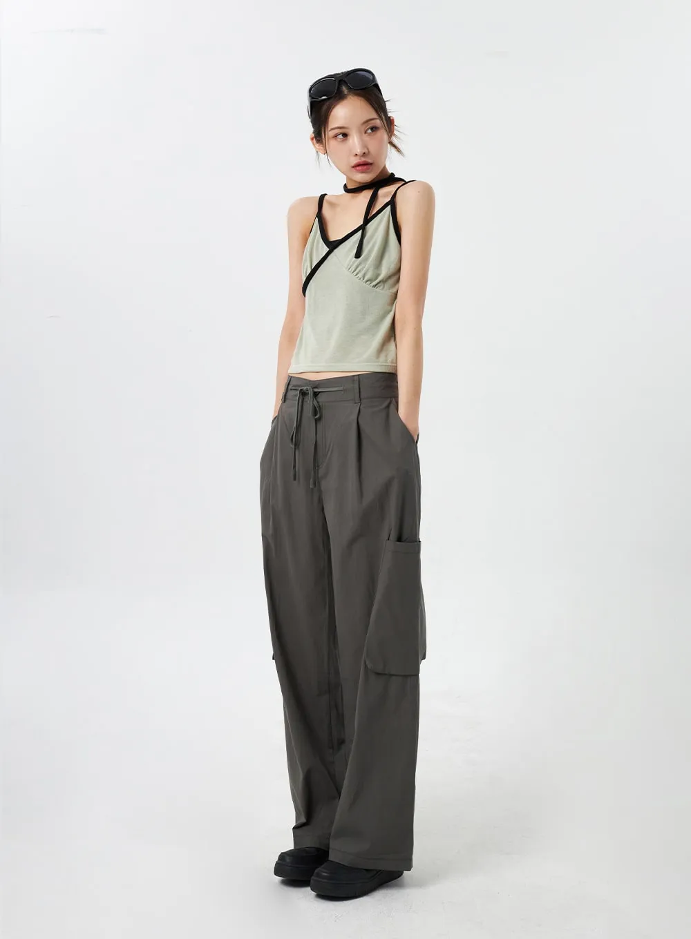 Pocket Wide Track Pants CY303