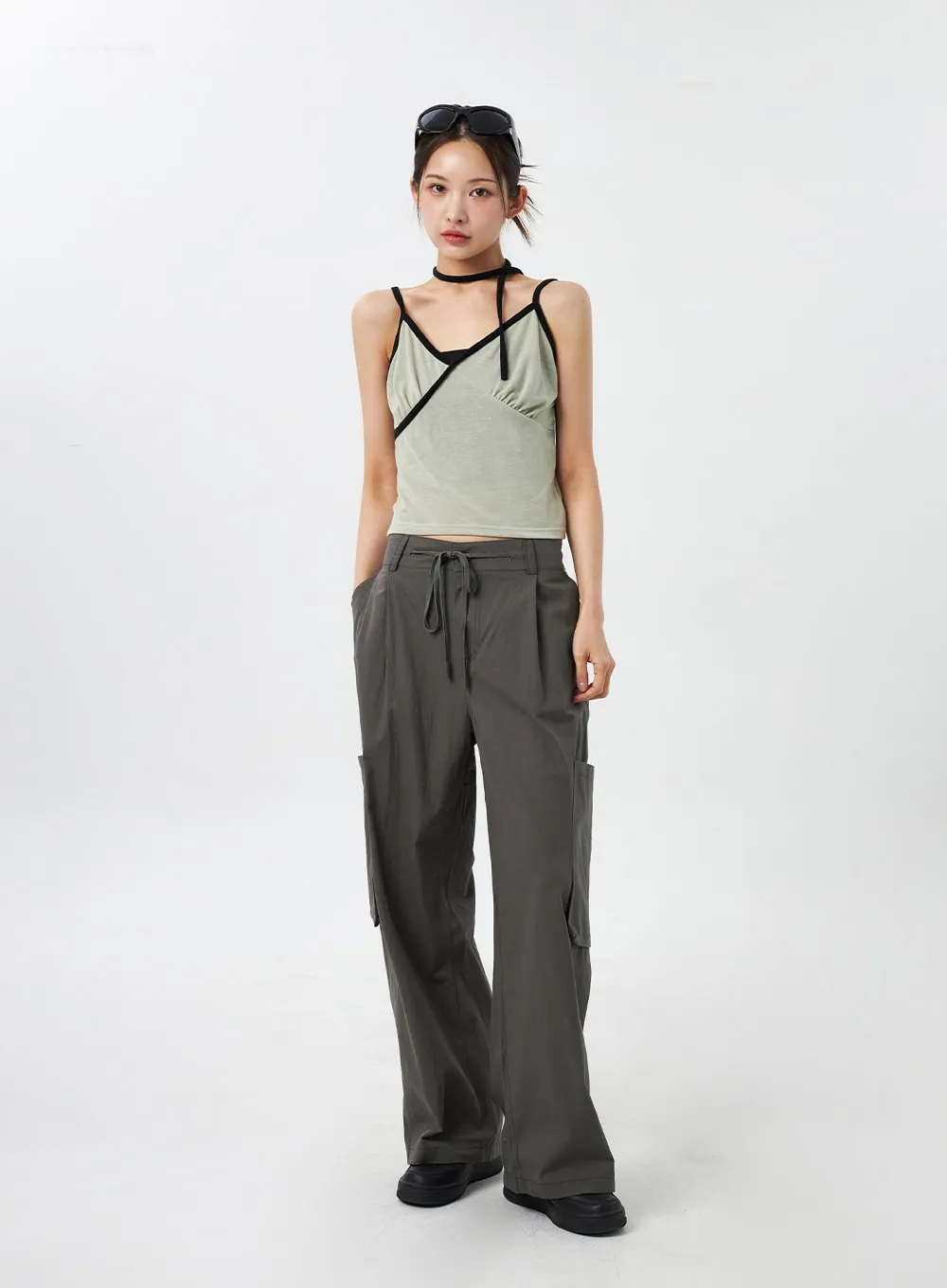 Pocket Wide Track Pants CY303