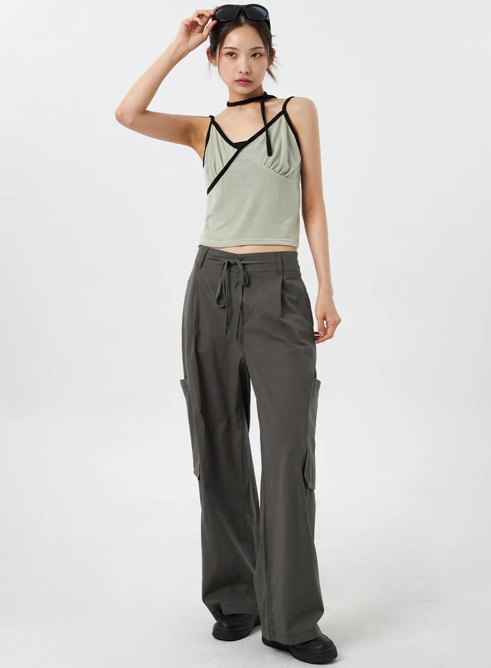 Pocket Wide Track Pants CY303