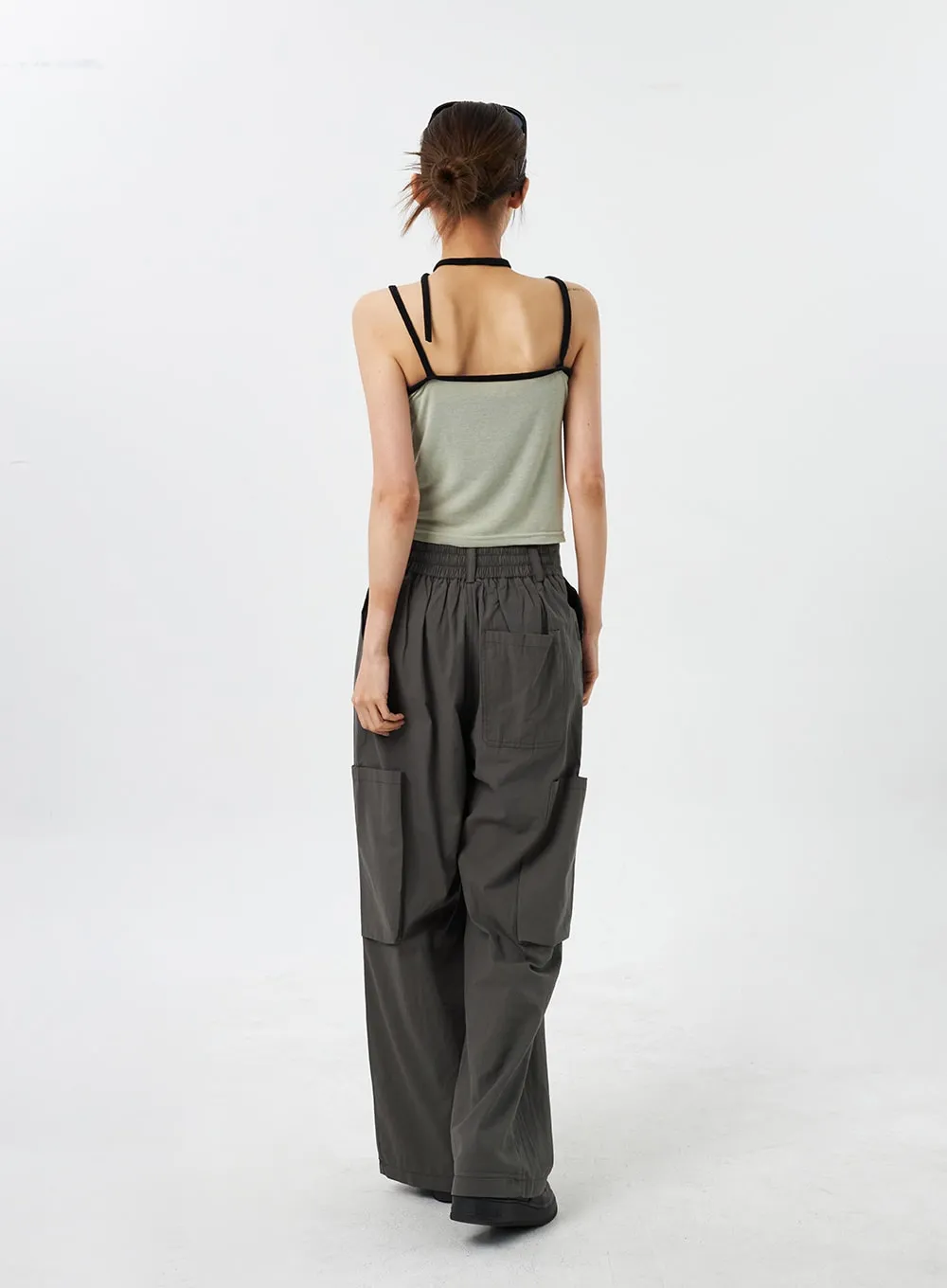 Pocket Wide Track Pants CY303