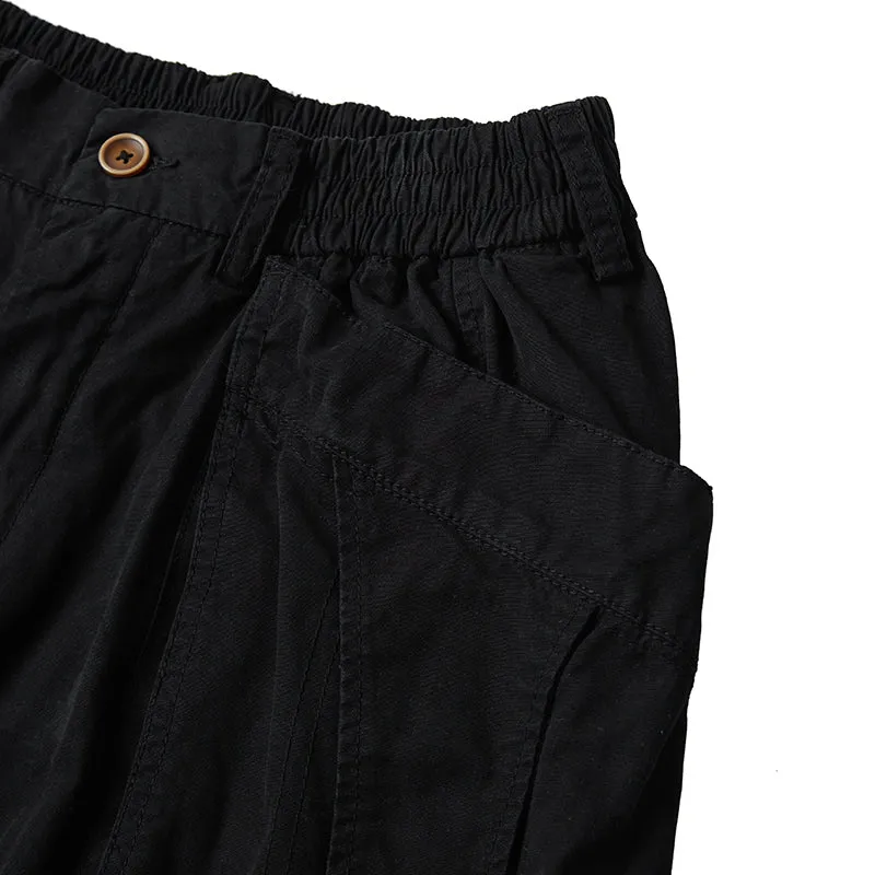 POCKETS STRIP CARGO PANTS