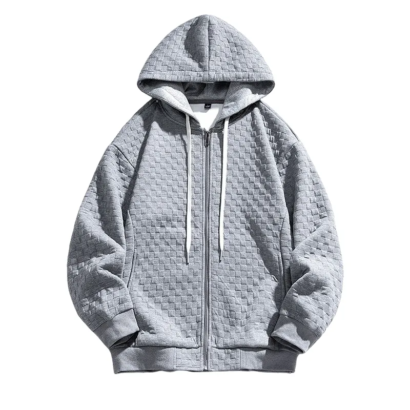 Pologize™ Plain Color Sportswear Zip Up Hoodie