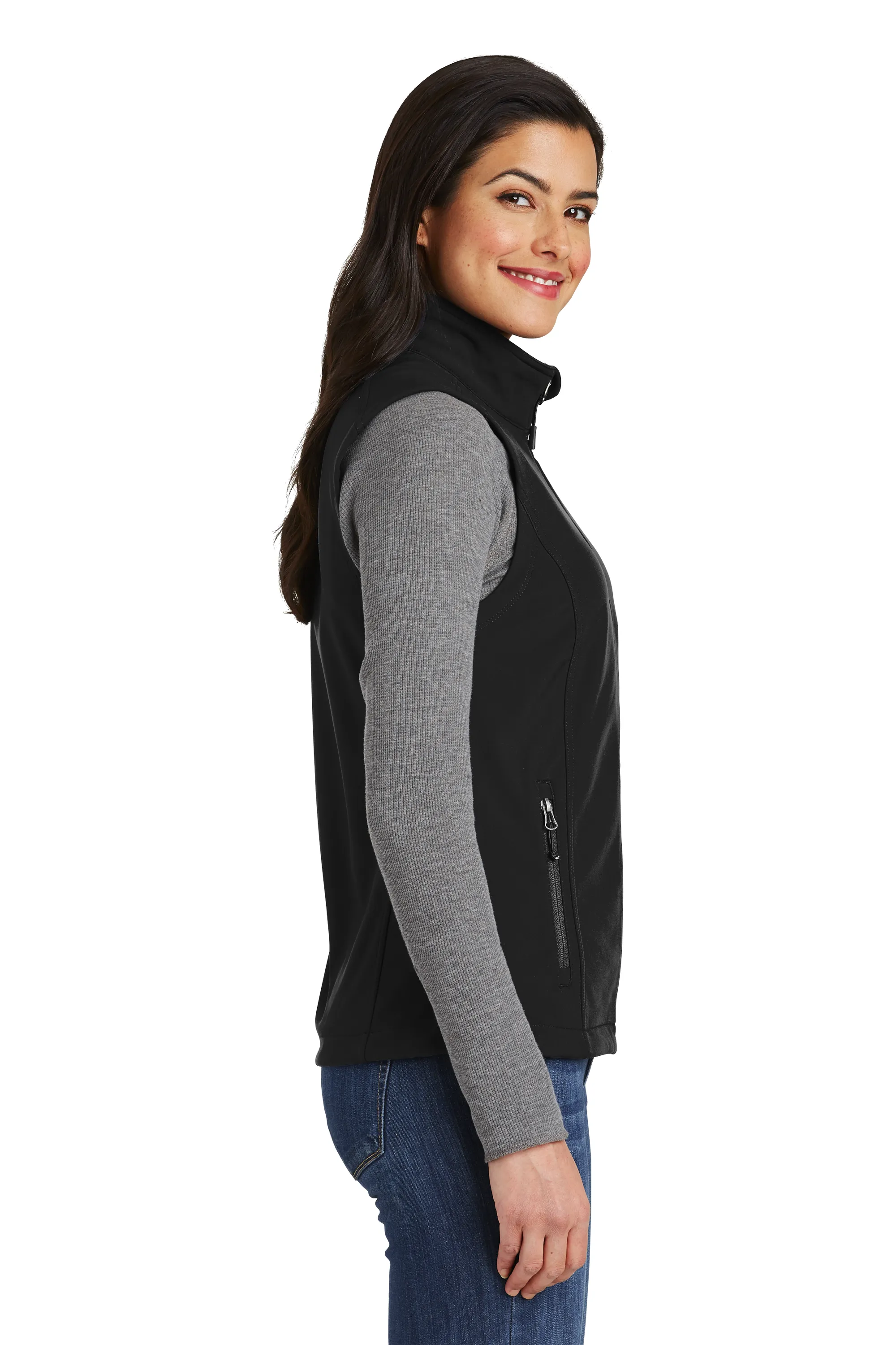 Port Authority® Women's Core Soft Shell Vest - Black