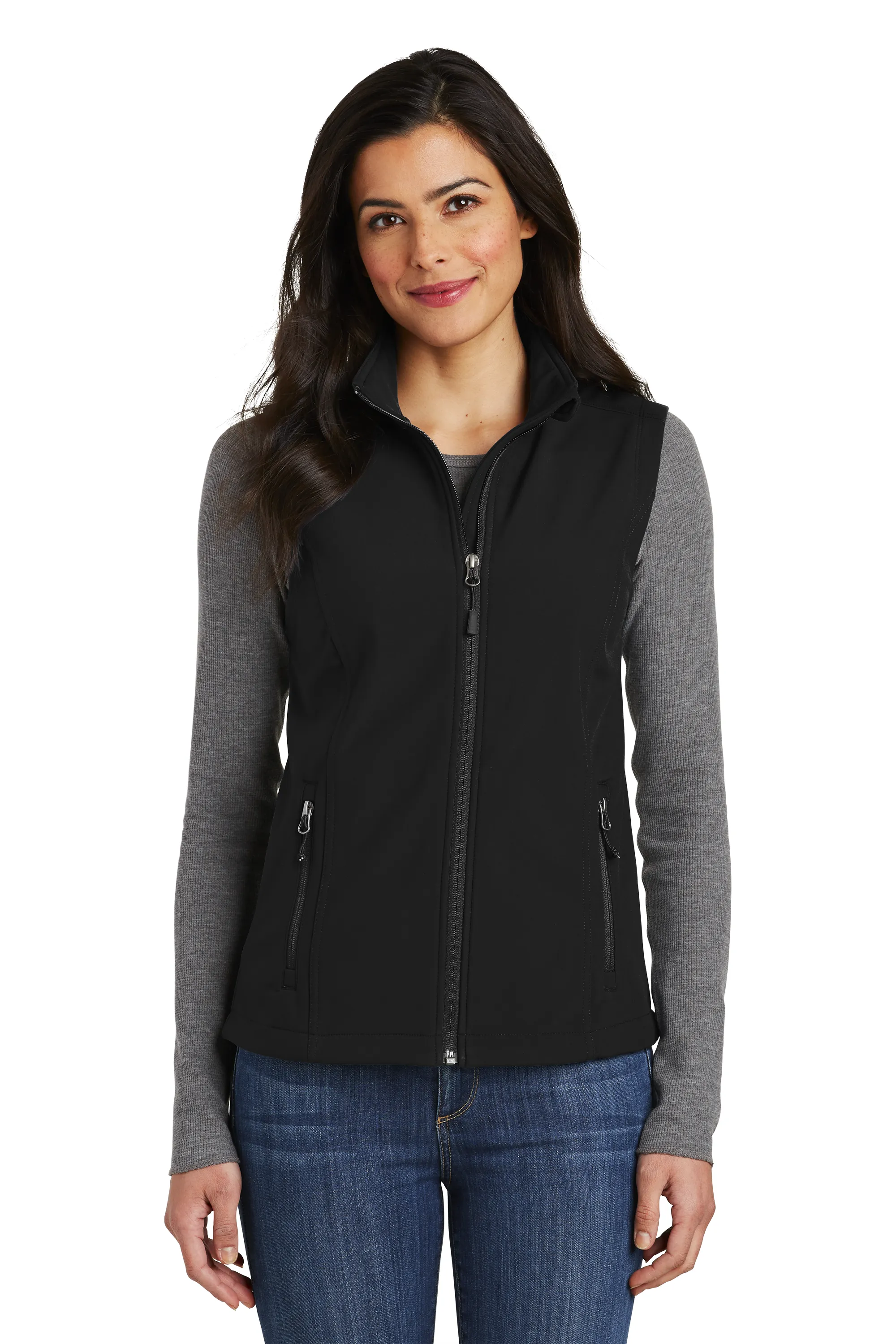 Port Authority® Women's Core Soft Shell Vest - Black