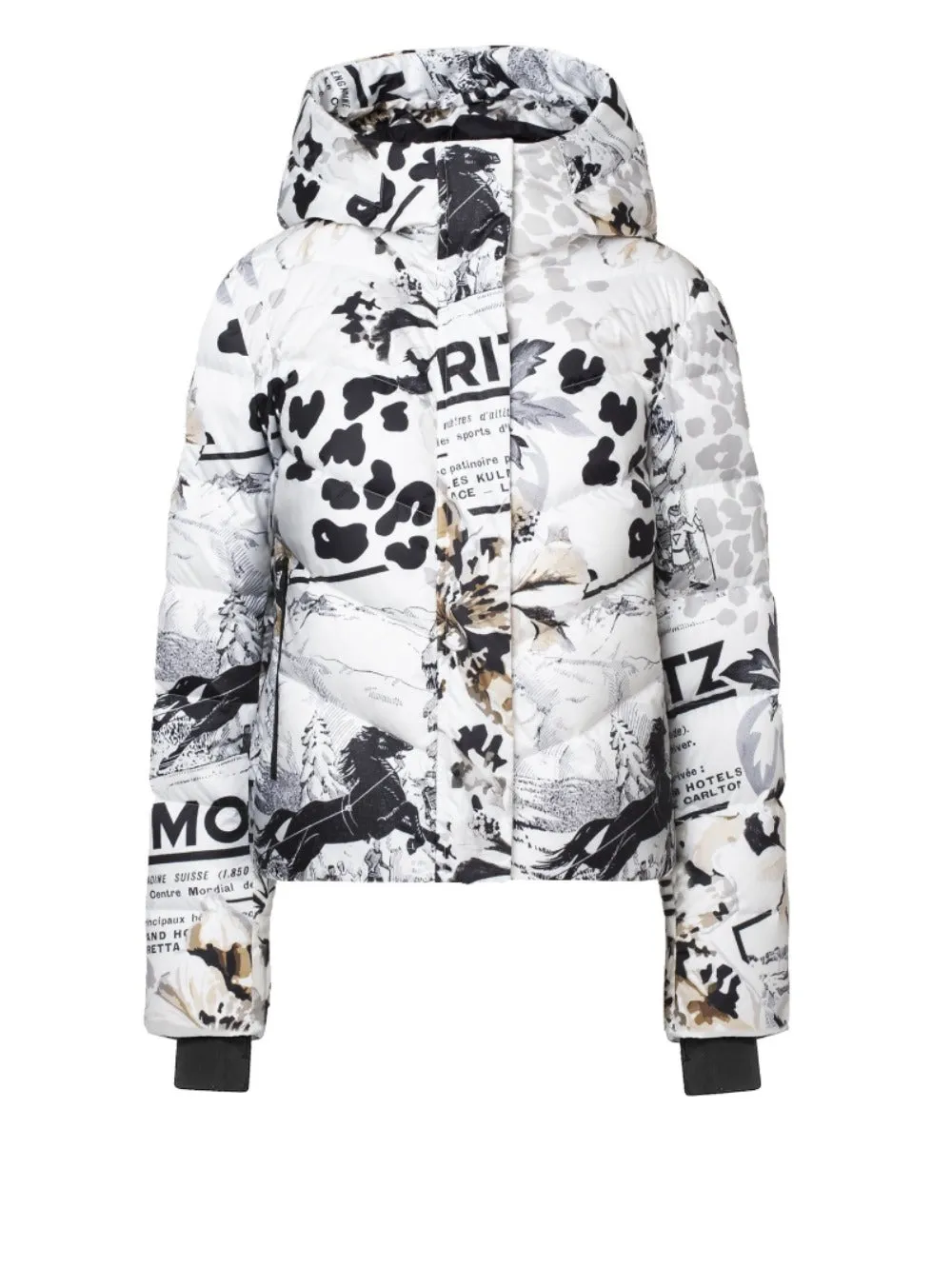 Post Card Women's Courchevel Print Winter Jacket ON SALE