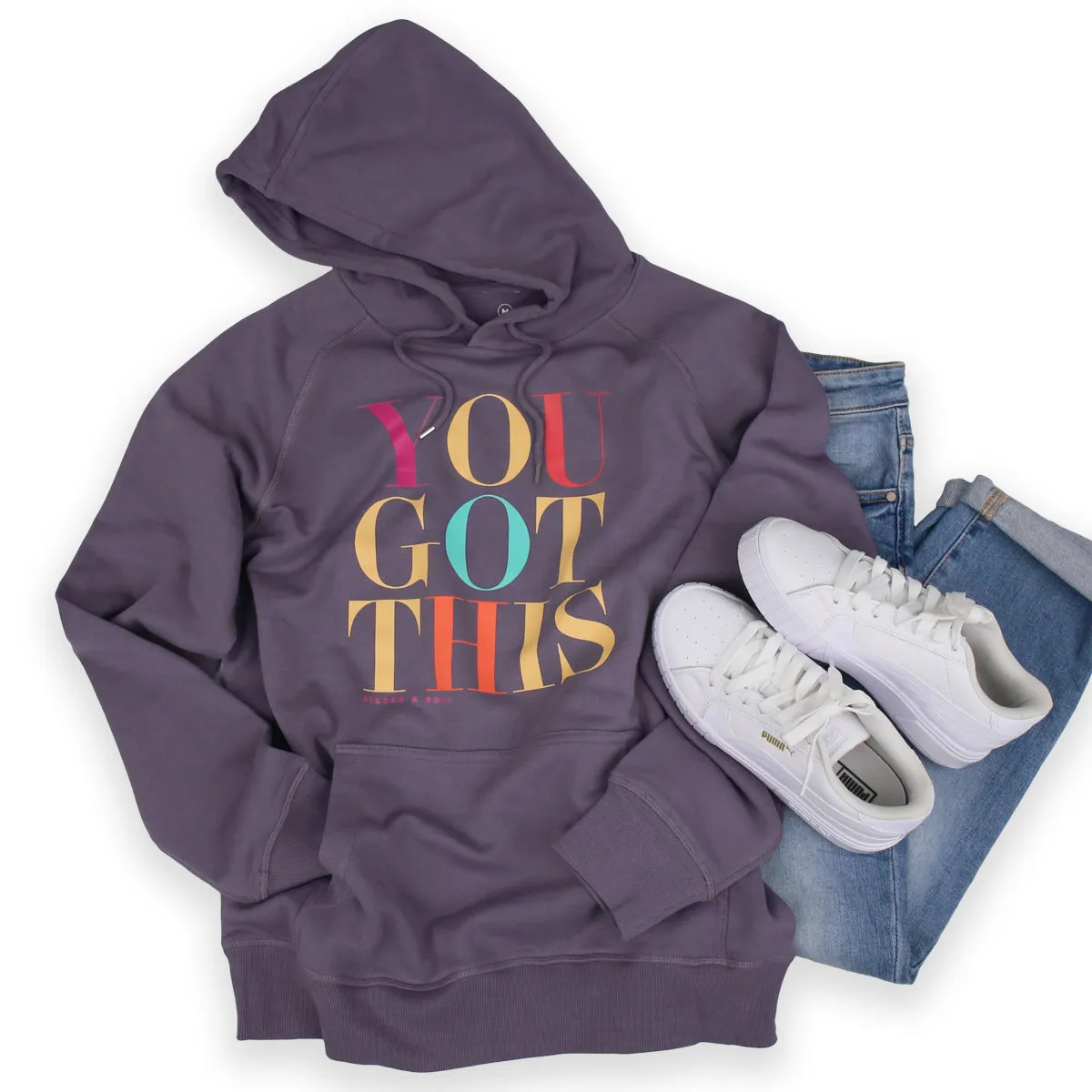 Premium You Got This HOODIE - Dusty Mauve Purple