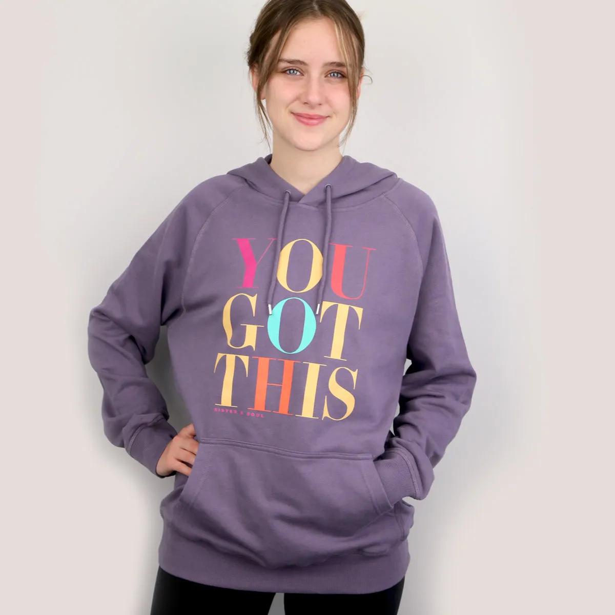 Premium You Got This HOODIE - Dusty Mauve Purple