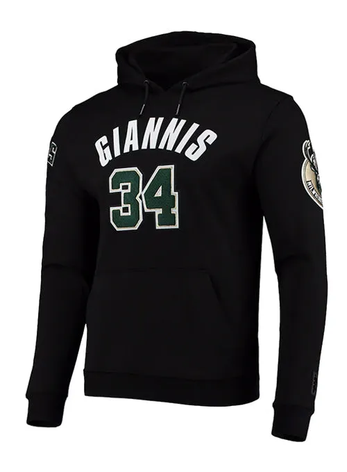 Pro Standard Giannis Antetokounmpo Milwaukee Bucks Hooded Sweatshirt