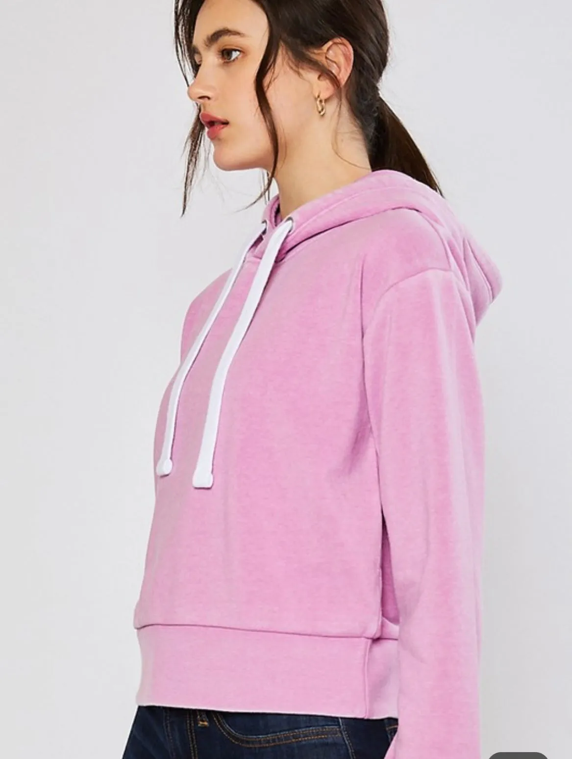 Pullover Crop Hoodie