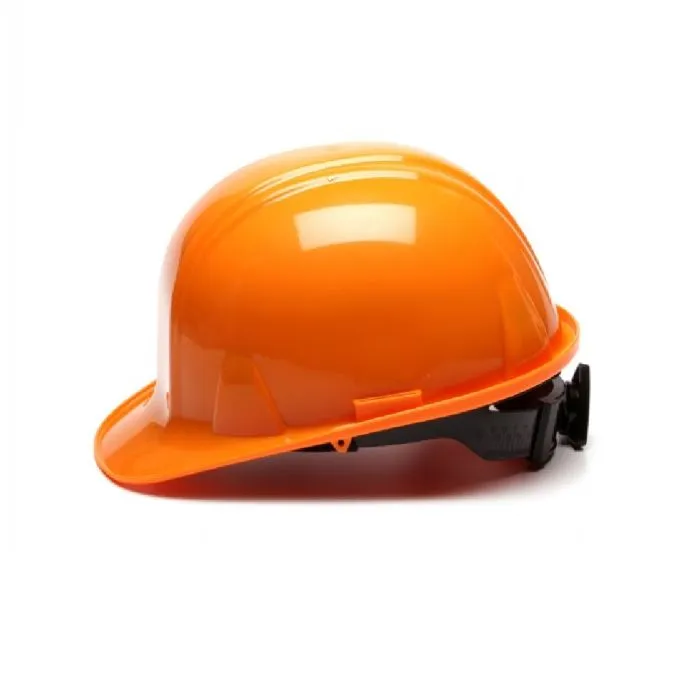 Pyramex HP14140 SL Cap Style 4 Point Ratchet Hard Hat, Orange, 1 Each