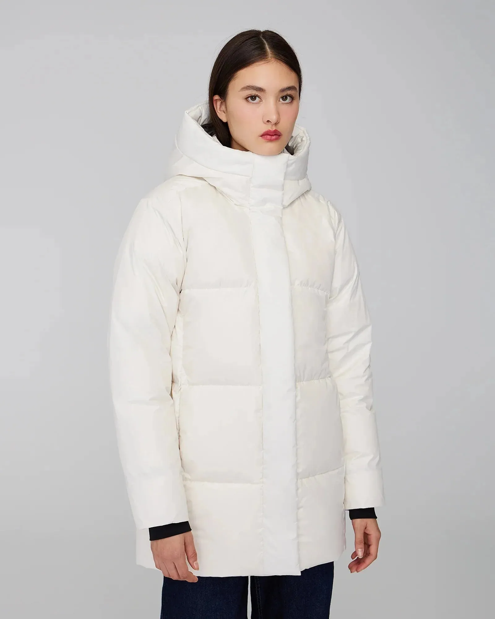 QUARTZ Co JUNE 2.0 - Hooded Down Puffer Jacket