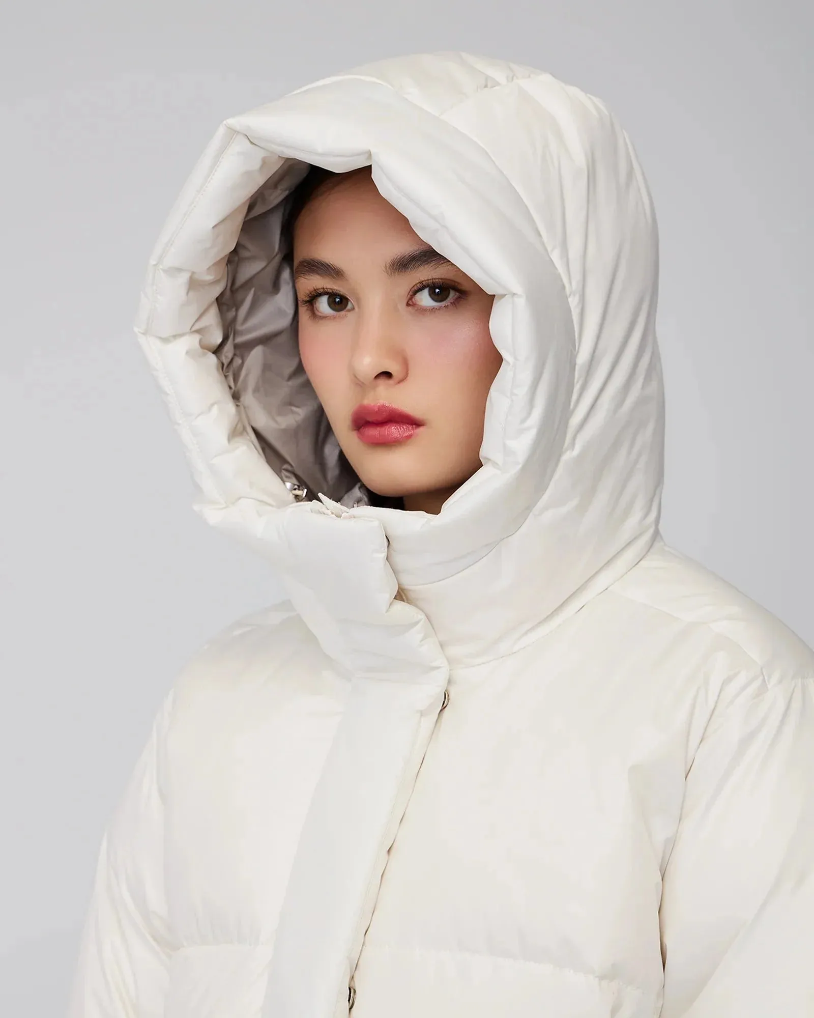 QUARTZ Co JUNE 2.0 - Hooded Down Puffer Jacket