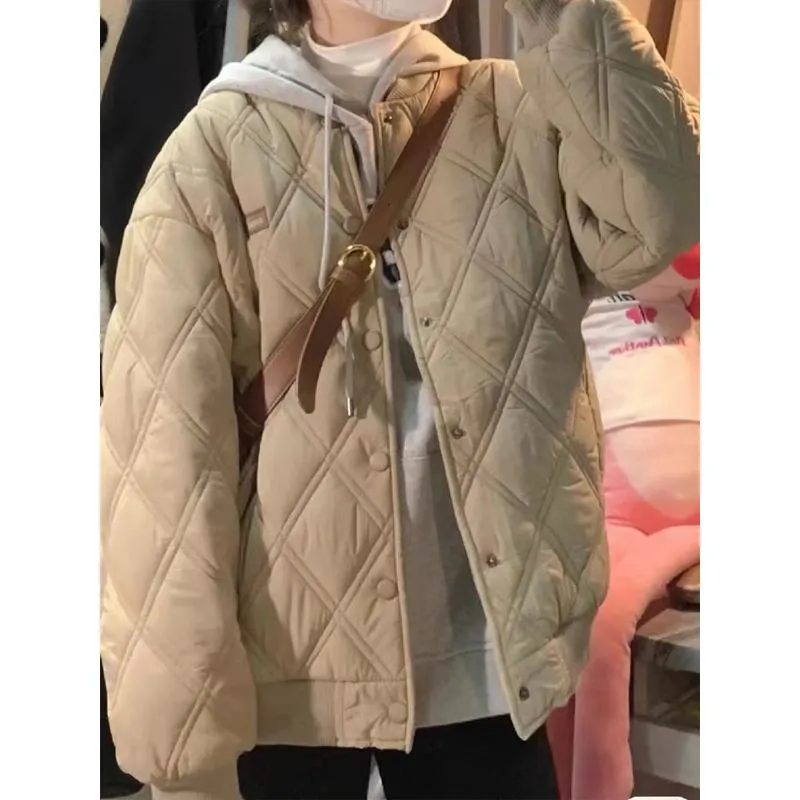 Quilted Niche Baseball Puffer Jacket