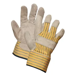 "Lumberman" Split Leather Double Palm Work Gloves