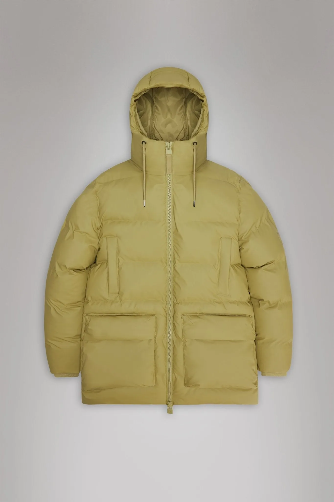 RAINS ALTA Long Puffer Cargo Jacket W3T4