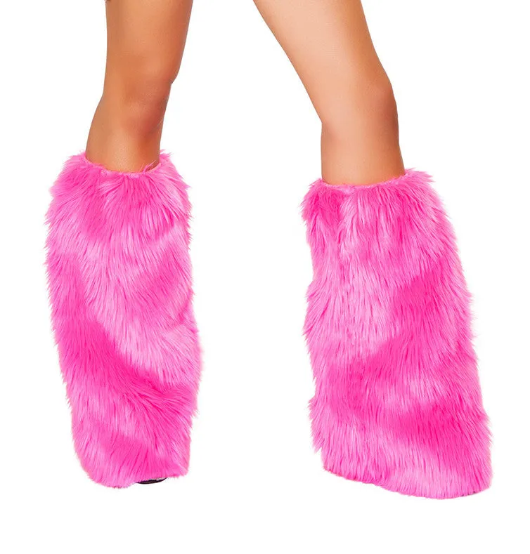 Rave 8003 - Basic Faux Fur Leg Warmers - J. Valentine