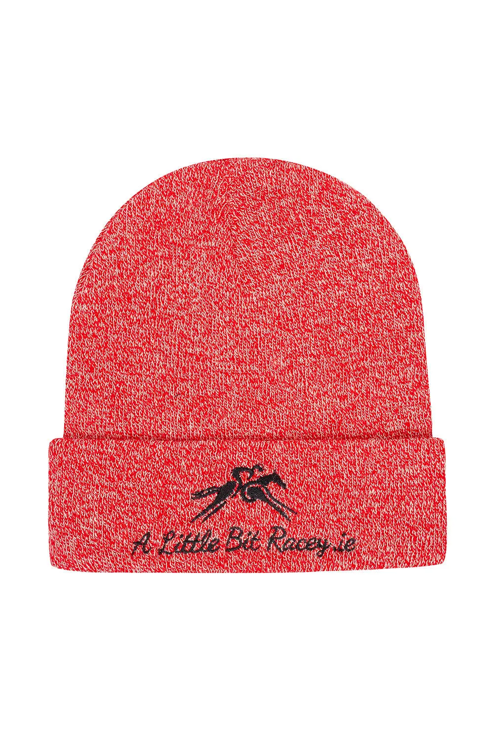 Red Beanie Hat - A Little Bit Racey