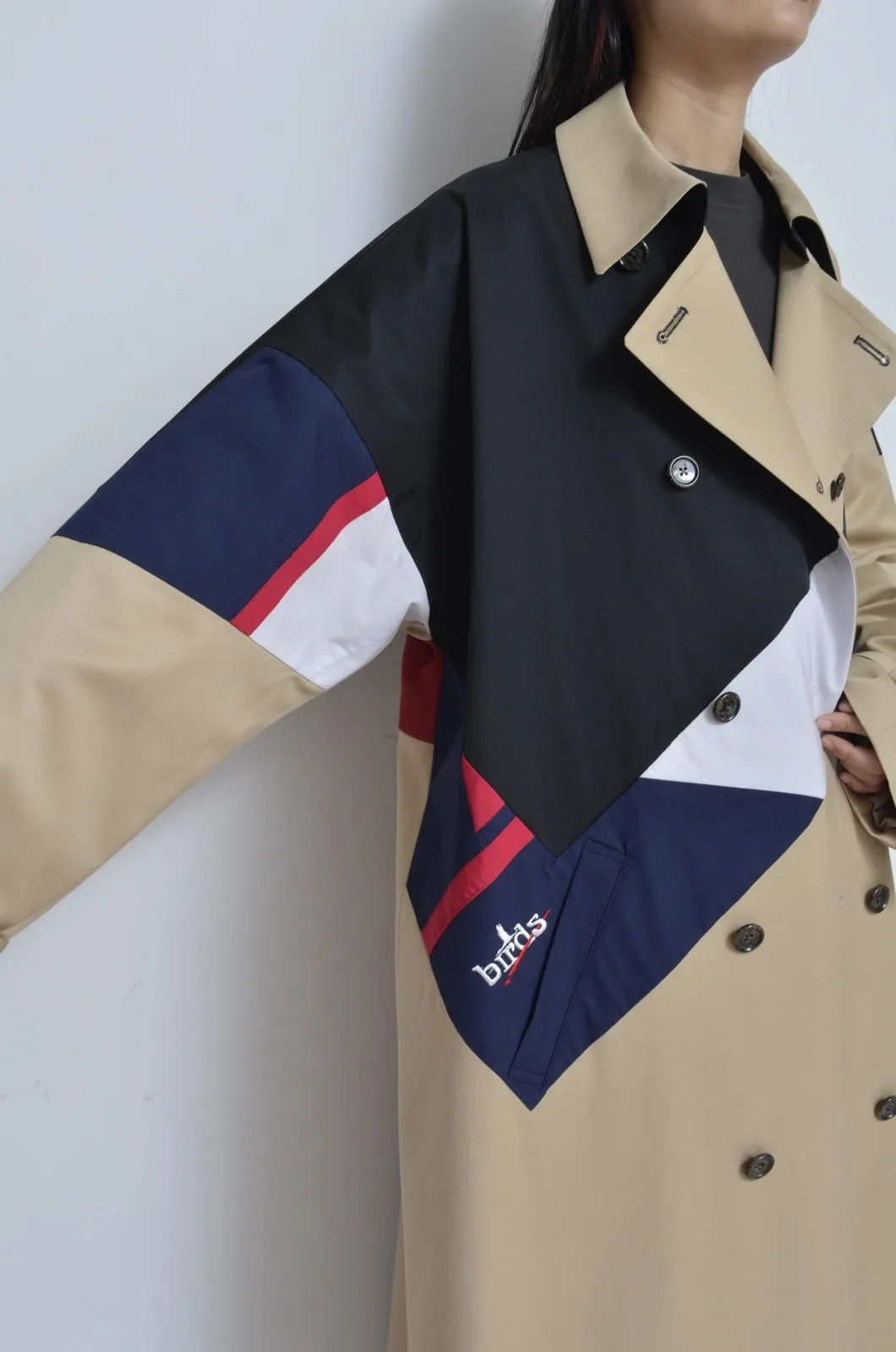 REMIX TRENCH COAT/BEG/02