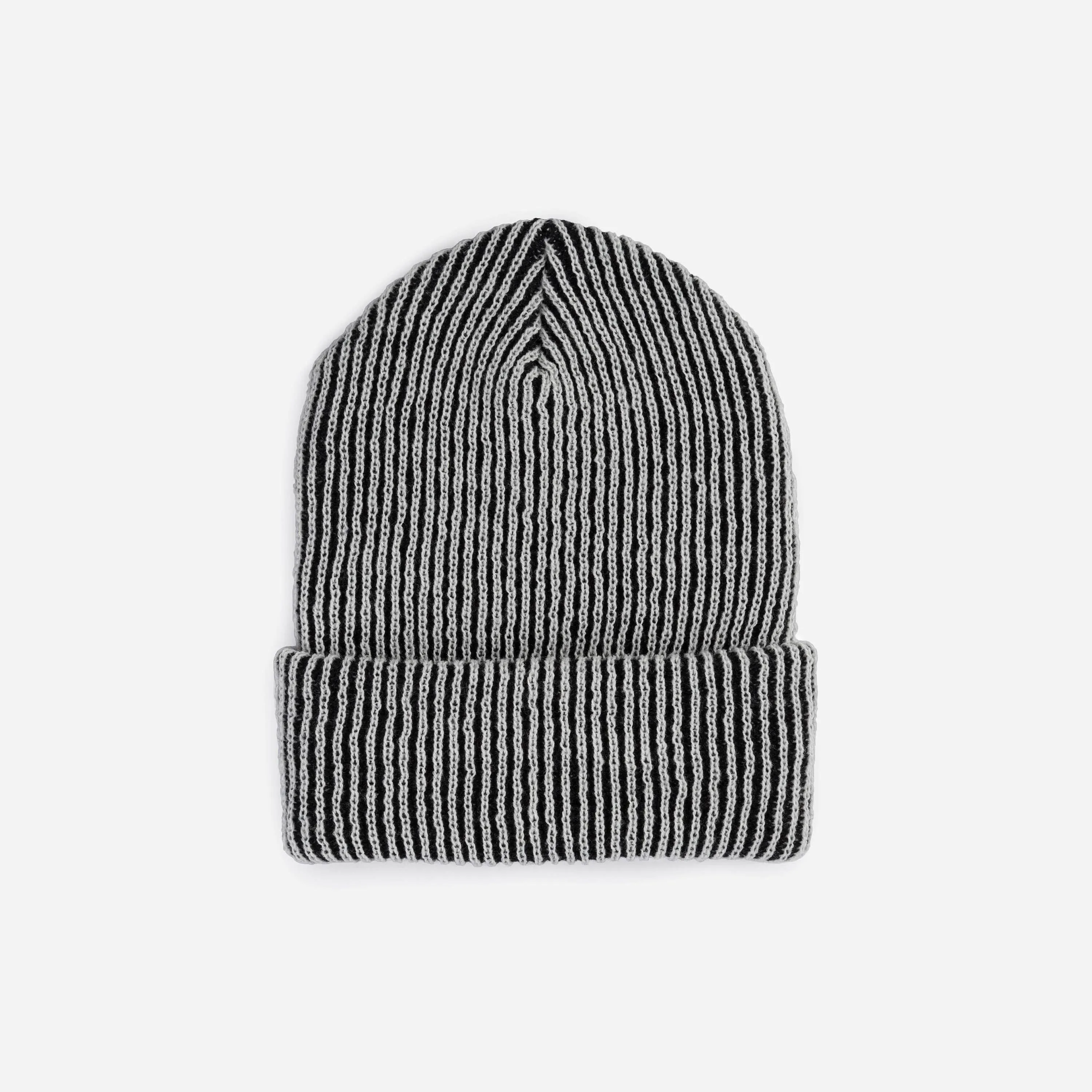 Rib Knit Beanie - Camel Poppy