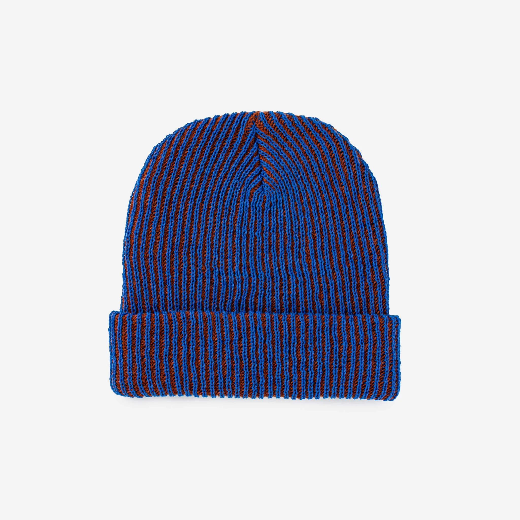 Rib Knit Beanie - Camel Poppy