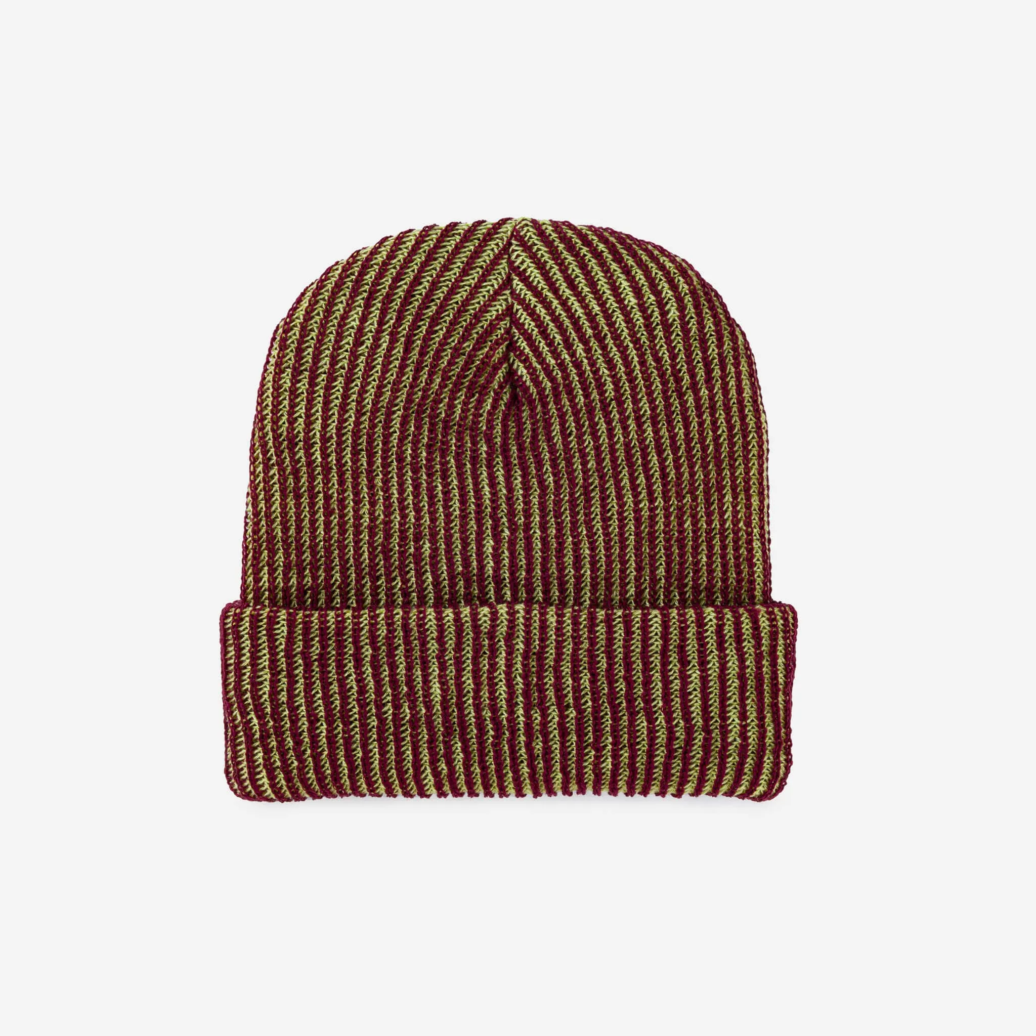 Rib Knit Beanie - Camel Poppy