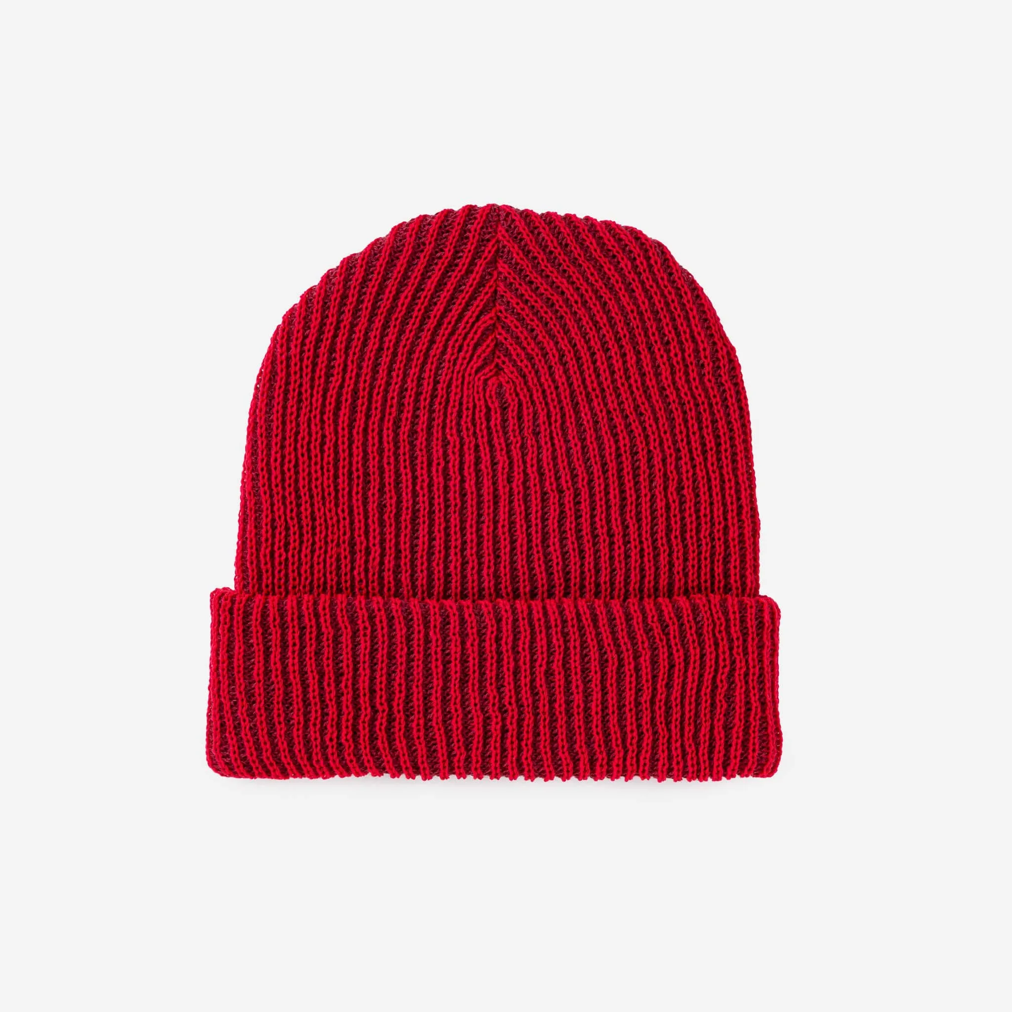 Rib Knit Beanie - Camel Poppy