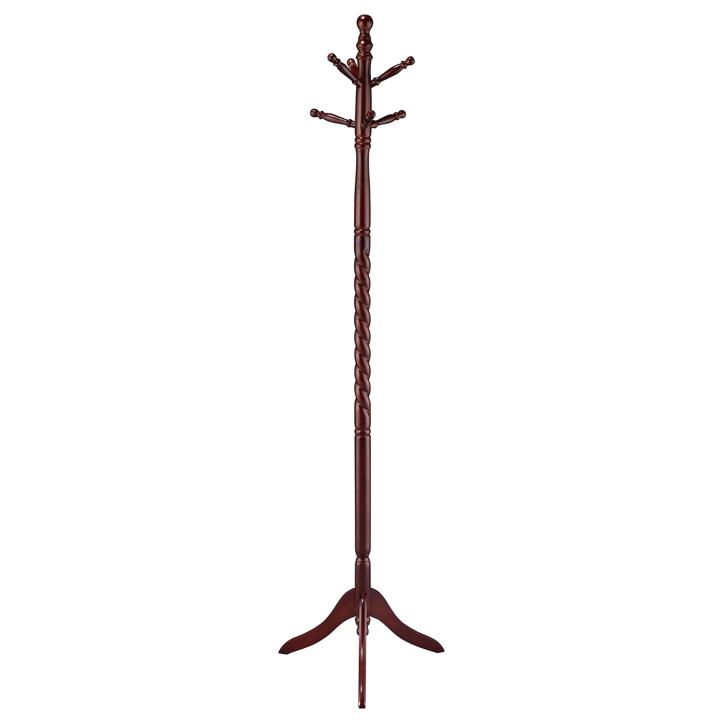 Riona 2-Tier Coat Rack Merlot - Stylish Storage