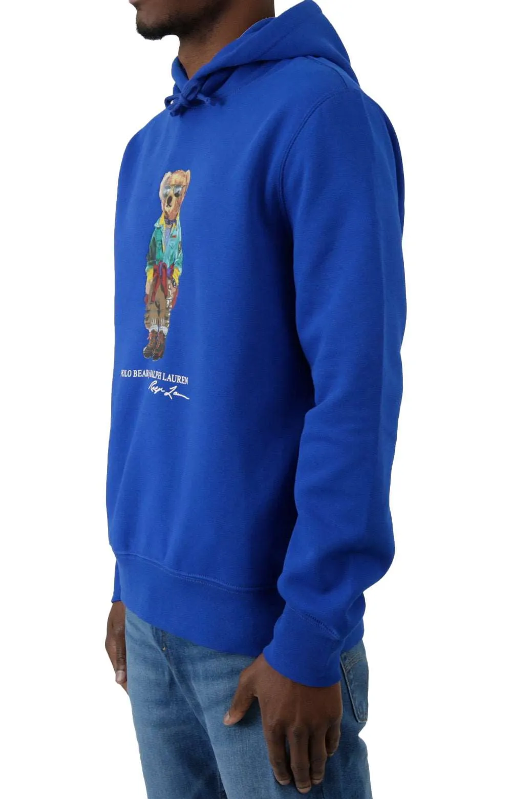 Sapphire Star Polo Bear Fleece Pullover Hoodie by Expedition Ralph Lauren