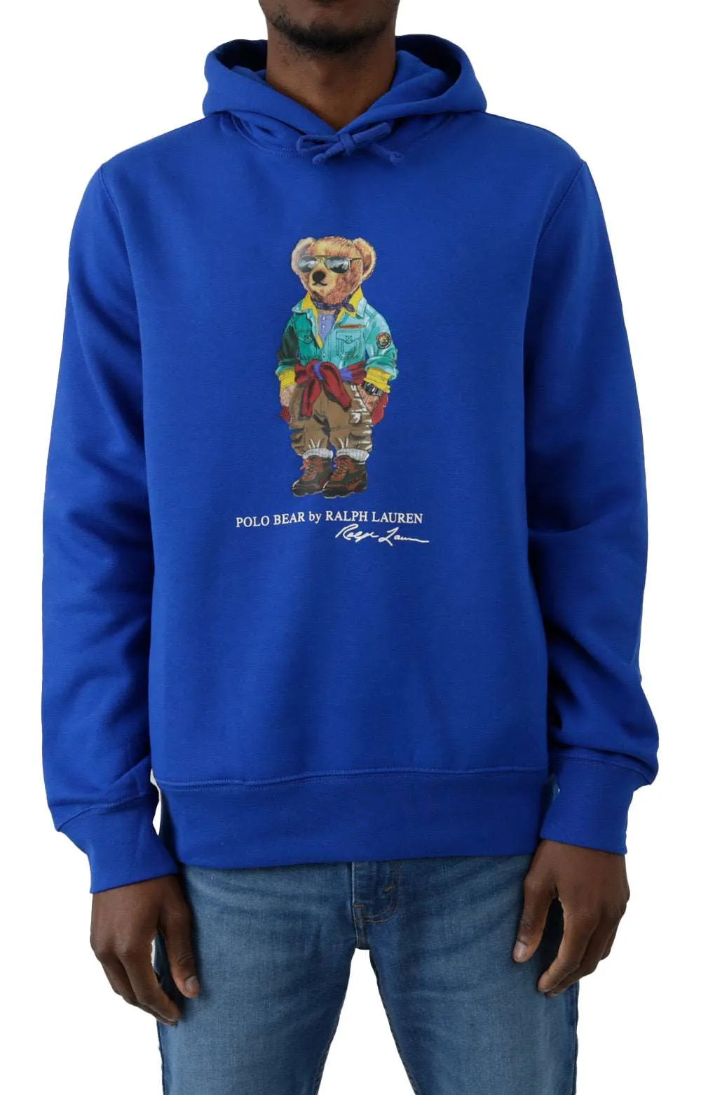 Sapphire Star Polo Bear Fleece Pullover Hoodie by Expedition Ralph Lauren