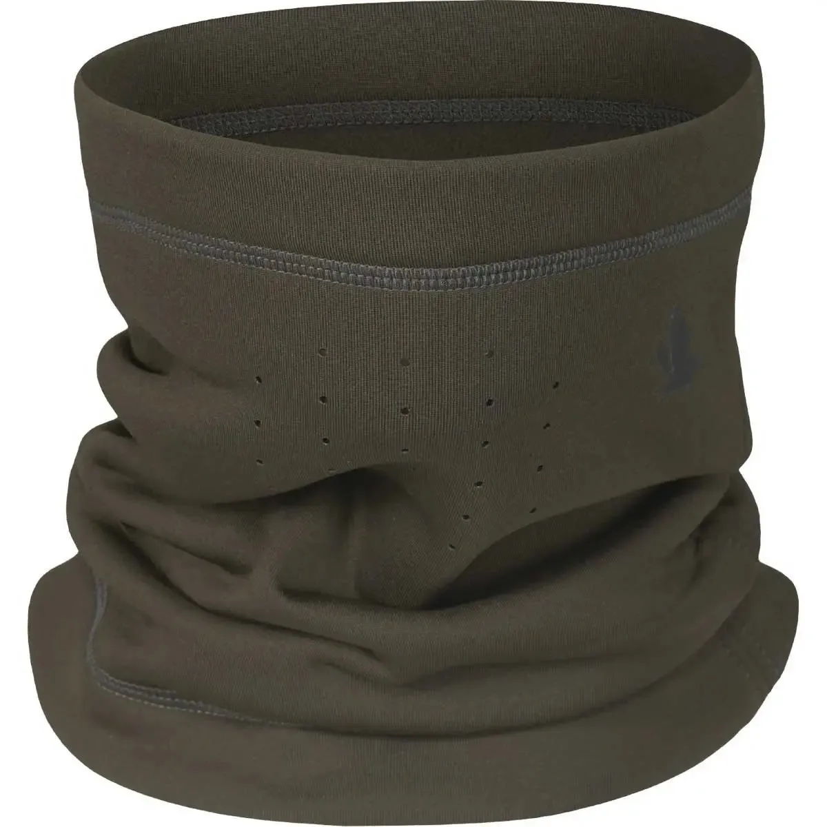 SEELAND Neck Gaiter - Stretchy Fleece Warm Roll Collar - Pine Green