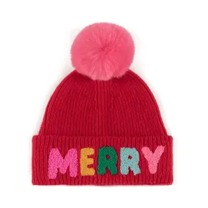 SHI Merry Beanie Snow Hat in Red