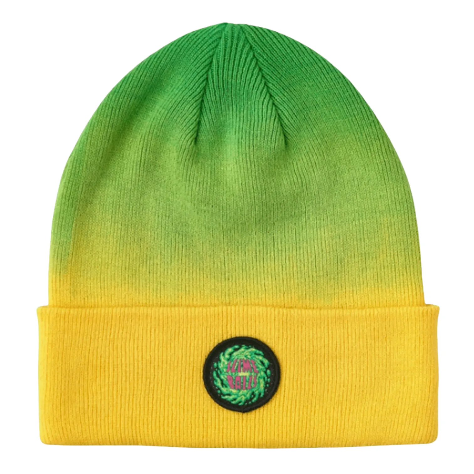 Slime Balls Logo Beanie Long Shoreman Neon Fade