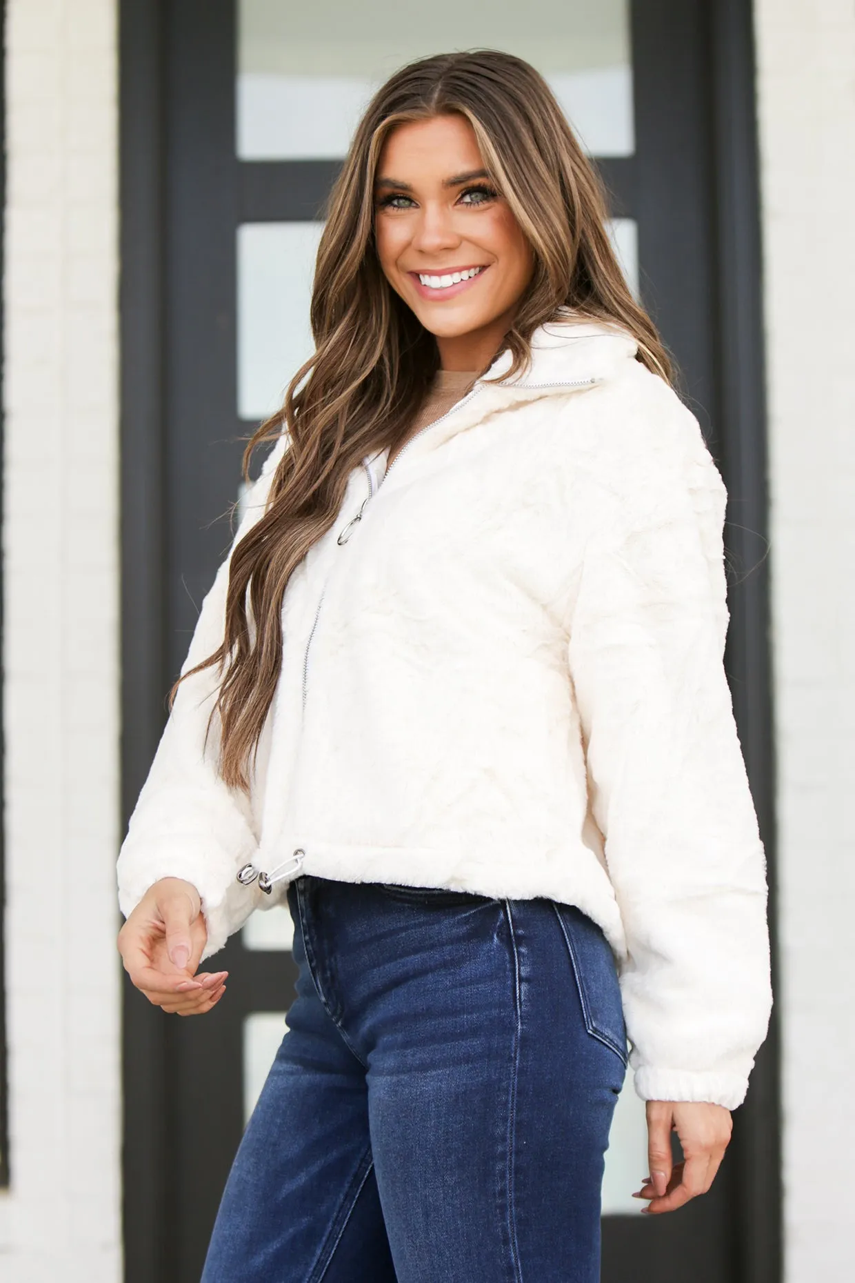 Soft Faux Fur Jacket