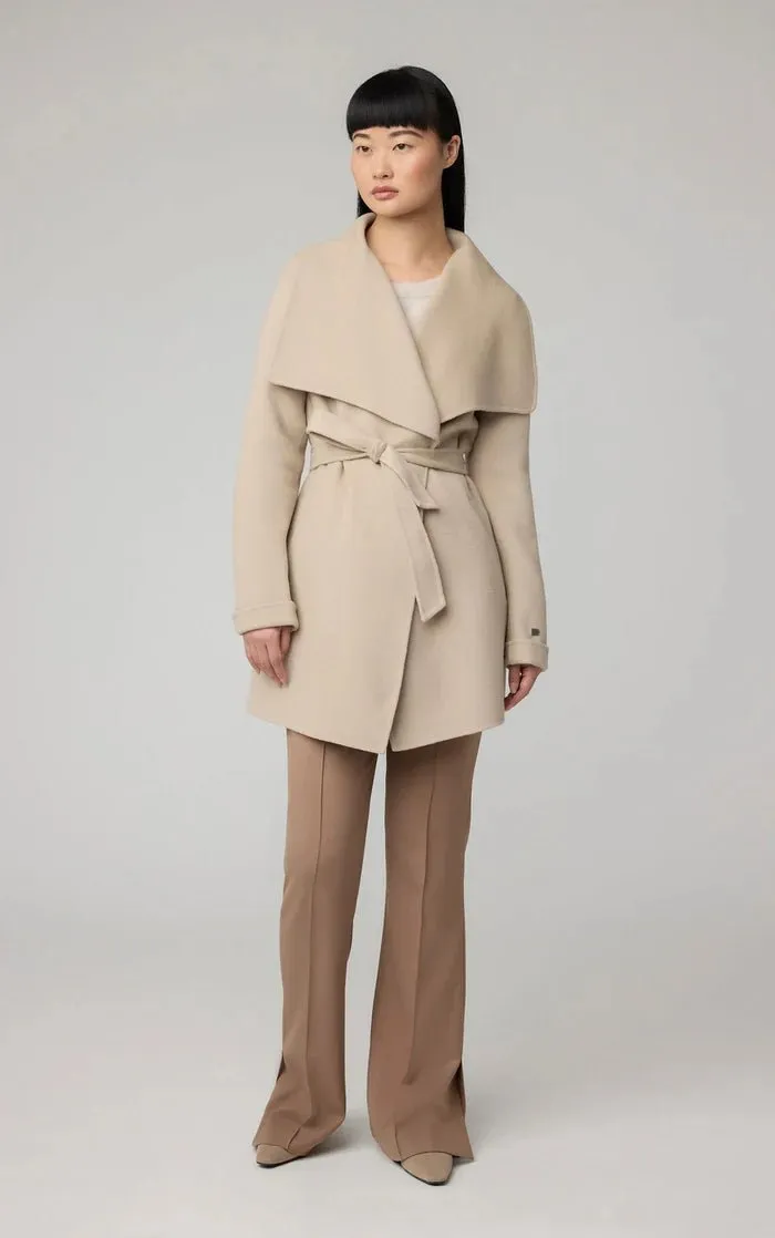 SOIA&KYO BRIDGETTE-N - Straight-Fit Double-Face Wool Coat