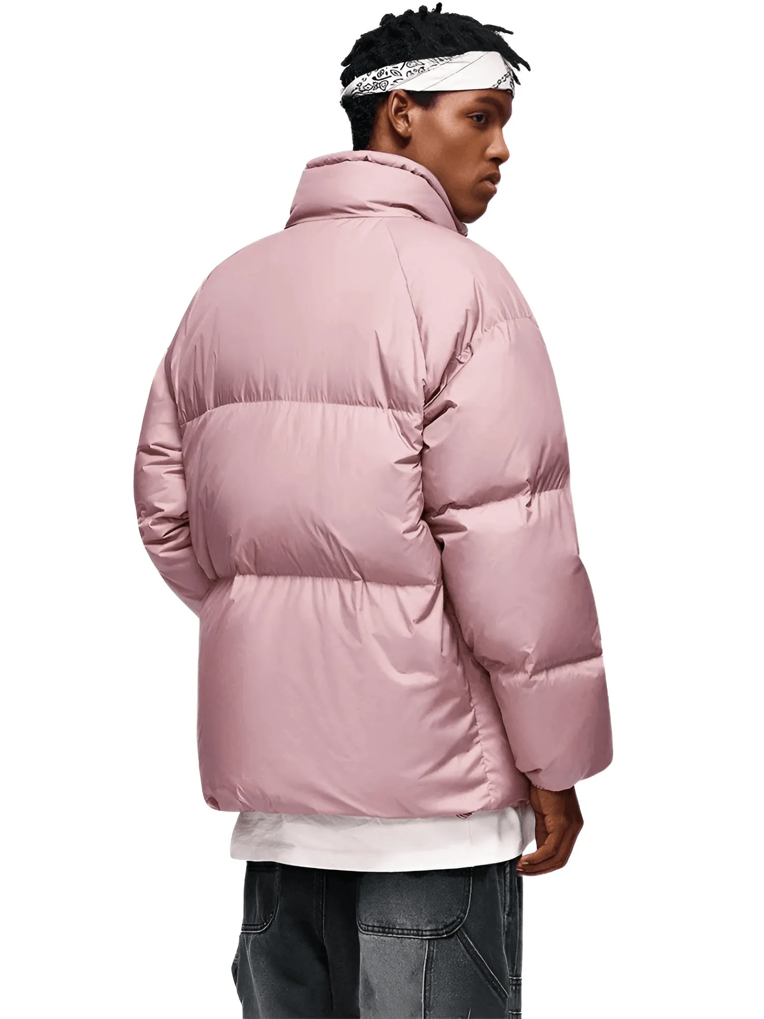 Solid Color Windproof White Duck Down Puffer Jackets for Men & Women