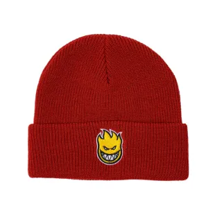 Spitfire - Big Head Fill Cuff Beanie (Red/Gold)