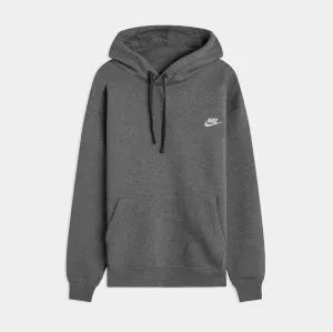 Sportswear Club Pullover Hoodie Mens Hoodie (Charcoal Heather/Anthracite/White)