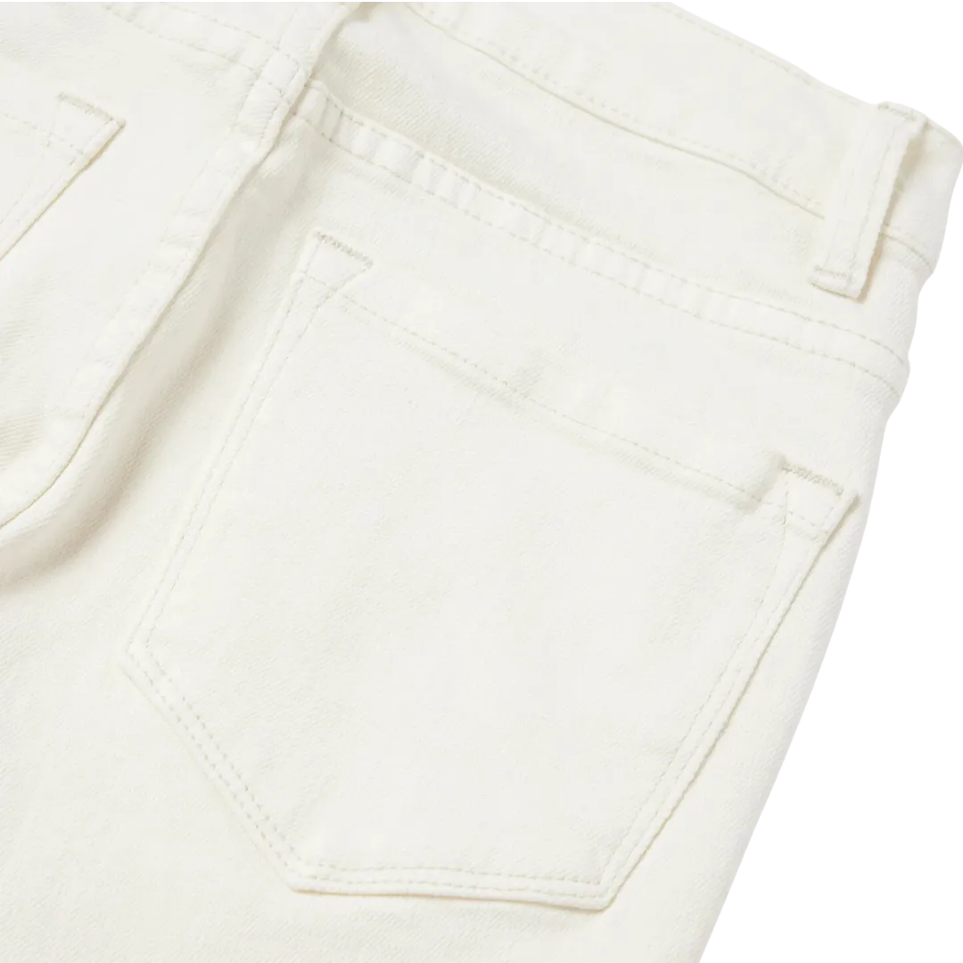 Stetson Apparel Women's 921 High Rise Flare Fit White Jean