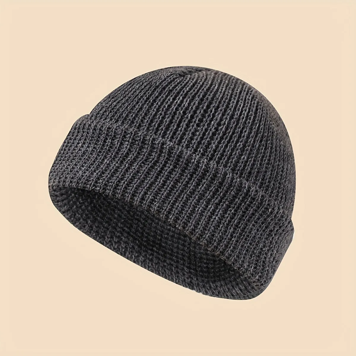 Stylish 1pc Mens Knitted Beanie Hat  A Perfect Gift