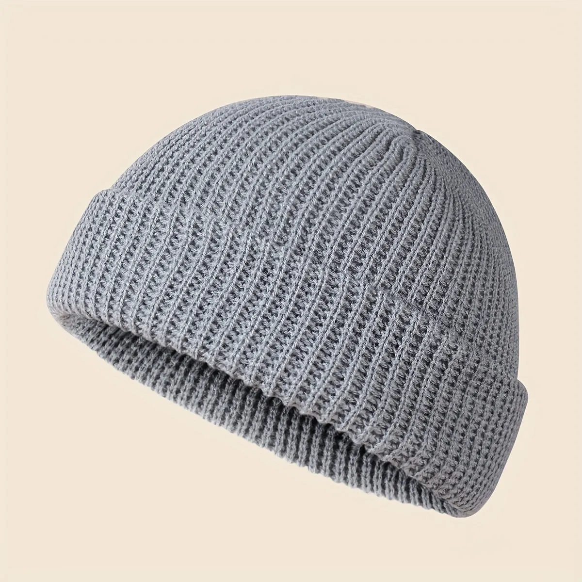 Stylish 1pc Mens Knitted Beanie Hat  A Perfect Gift