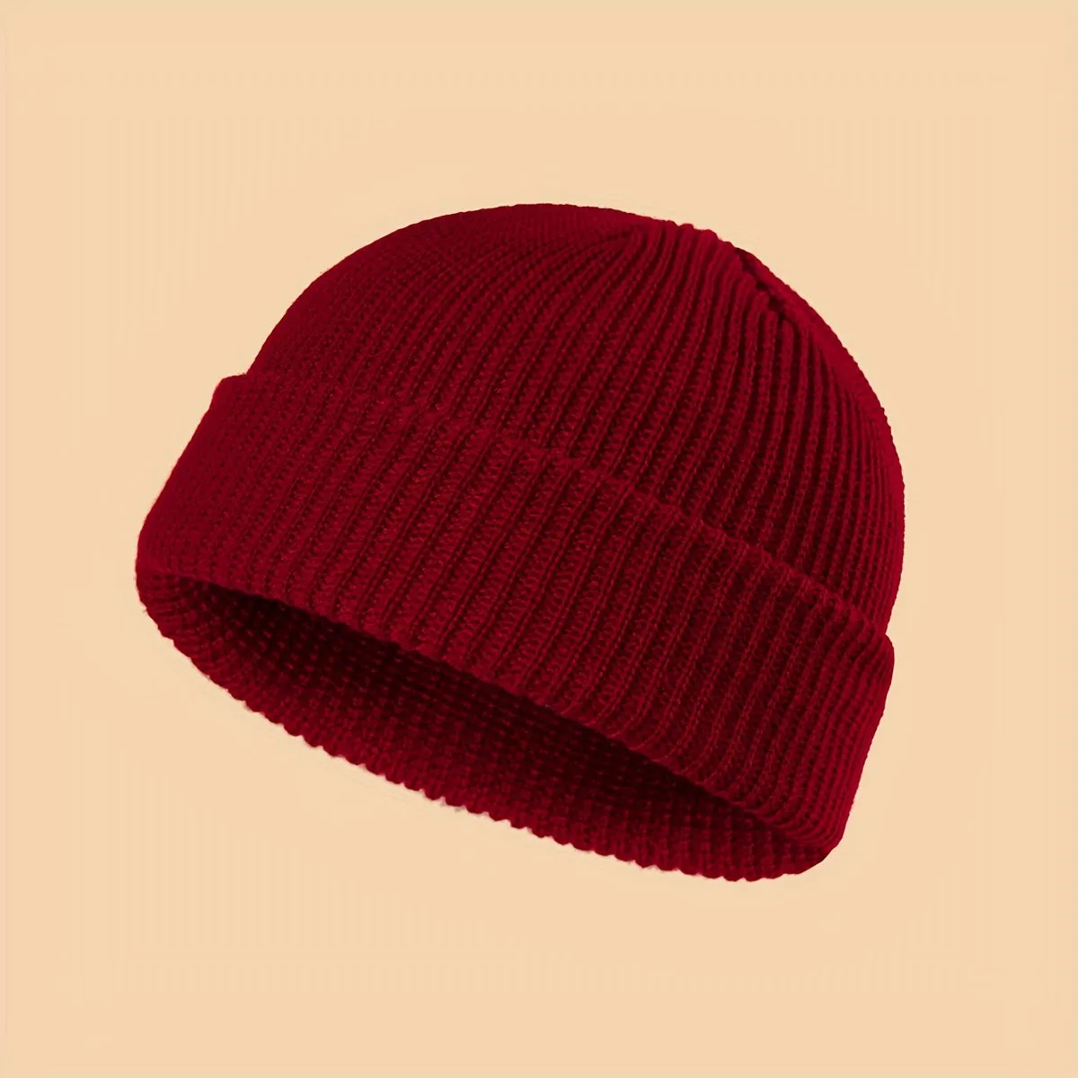 Stylish 1pc Mens Knitted Beanie Hat  A Perfect Gift